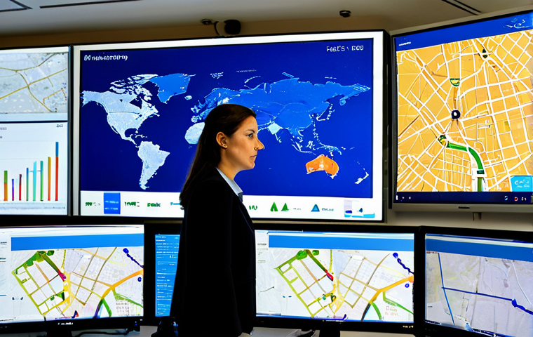 교통 데이터 분석 - Smart Traffic Management in Barcelona**

"A bustling Barcelona street scene, showing modern traffic ...