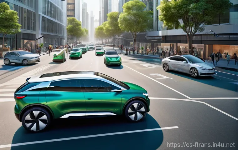 디지털 트윈 자동차 - **Prompt 2: Personalized Driving and Predictive Insights**
    "A cozy and modern car interior seen ...